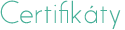 Nadpis: Certifikáty